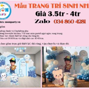 trang-tri-sinh-nhat-tone-xanh